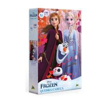 Quebra-Cabeça Frozen / Cartonado / Cores Vibrantes / 100 Peças