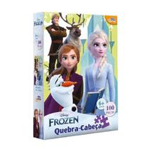 Quebra-cabeça Frozen Disney 100 Peças Toyster - 8027
