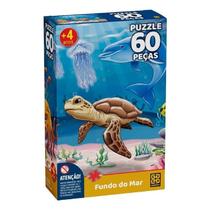 Quebra cabeça fundo do mar com 60 peças - grow - 4240