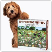 Quebra-cabeça Funwares Original 101 Poping Puppies 1000 peças Quebra-cabeça Funwares Original 101 Poping Puppies 1000 peças