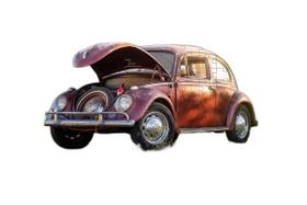 Quebra-cabeça Fusca Antigo 300 Peças MDF