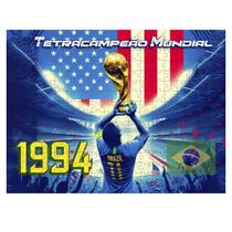 Quebra-cabeça Futebol Brasil TetraCampeão Mundial USA 1994 de 60 peças
