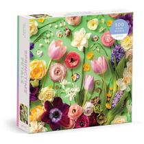 Quebra-cabeça Galison Springtime Petals Julie Seabrook Ream 500 peças