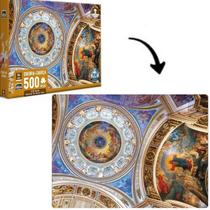 Quebra-cabeça Game Office 500 Peças Afrescos Arte Sacra