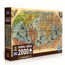 Quebra Cabeça Game Office Mapa Mundi Com 2000 Peças 003235 - Toyster