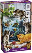 Quebra Cabeça Gatinhos E Aquário 500 Peças Grow - 5161 Quebra Cabeça Gatinhos E Aquário 500 Peças Grow - 5161