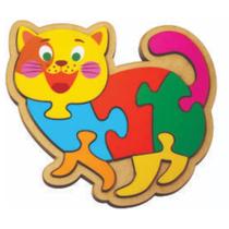 Quebra cabeca gato 7 peças