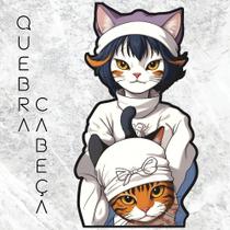 Quebra-Cabeça Gato Cozinheiro. Peças em Formatos Especiais. Puzzle de Ilustrações Exclusivas - Bulegodego