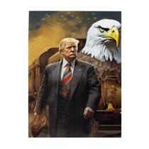 Quebra-cabeça genérico The Bald Eagle Behind Trump 500 peças Quebra-cabeça genérico The Bald Eagle Behind Trump 500 peças