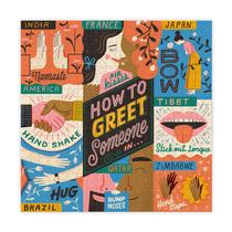 Quebra-cabeça Genuine Fred COMO CUMPRIMENTAR ALGUÉM 500 peças