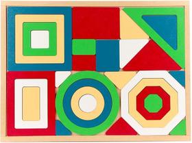 Quebra Cabeça Geométrico Gigante - 30 Peças