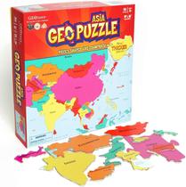Quebra-cabeça Geotoys GeoPuzzle Asia 50 peças, de 6 a 9 anos Quebra-cabeça Geotoys GeoPuzzle Asia 50 peças, de 6 a 9 anos