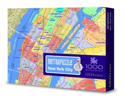 Quebra-cabeça Geotoys Metropuzzle New York City 1000 peças