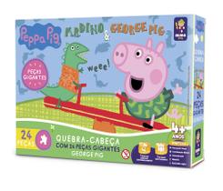 Quebra Cabeça Gigante 24pç - George Brincando no Parque - Peppa Pig