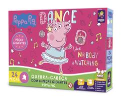 Quebra Cabeça Gigante 24pç - Peppa Dance - Peppa Pig