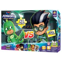 Quebra Cabeca Gigante 48 Pcs Pj Mask Lagartixo