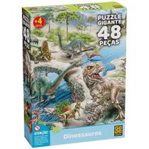 Quebra-cabeça Gigante 48 peças Dinossauros Grow Quebra-cabeça Gigante 48 peças Dinossauros Grow