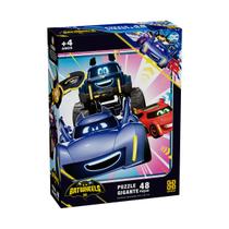 Quebra cabeça gigante batwheels 48 peças - grow 04529