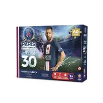 Quebra-cabeça Gigante Colecionável PSG Messi 60 Peças - Mimo Brinquedos