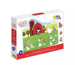 Quebra-Cabeça Gigante Contando até 5 - Babebi