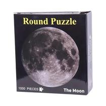 Quebra-Cabeça Gigante De 1000 Peças Espaço Lua Terra Superfície Fosca À Prova De Poeira Decoração De