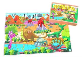 QUEBRA CABEÇA GIGANTE DINOSSAUROS c/ 24 pçs