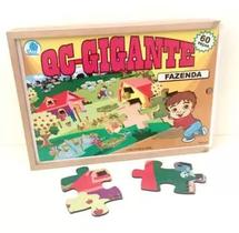 QUEBRA CABEÇA GIGANTE FAZENDA c/ 60 pçs
