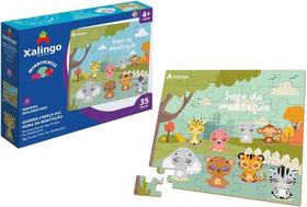 Quebra-Cabeça Gigante Hora da Meditação 35 peças em Madeira Xalingo