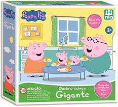Quebra cabeça gigante peppa pig - nig