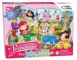 Quebra cabeca gigante - princesas - 28 pcs - PAIS & FILHOS