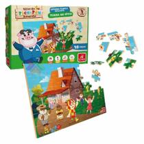 Quebra cabeça gigante Turma do Sítio 48 peças - Brincadeira de criança
