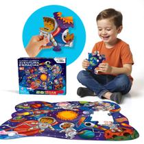 Quebra Cabeça Gigantes Aventura Espacial 28 Peças Infantil Quebra Cabeça Gigantes Aventura Espacial 28 Peças Infantil