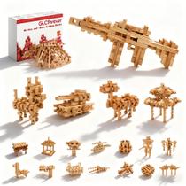Quebra-cabeça GLCforever STEM Blocos de Madeira 20+ Formas Brinquedo 3D Quebra-cabeça GLCforever STEM Blocos de Madeira 20+ Formas Brinquedo 3D