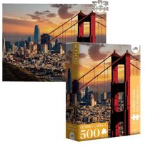 Quebra Cabeça Golden Gate São Francisco 500 Peças