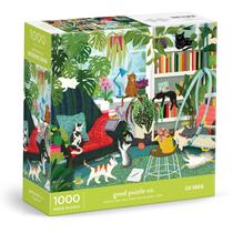 Quebra-cabeça Good Puzzle Co Cat Haven 1000 peças