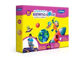 Quebra-cabeça Grandão 120 Peças - Conhecendo O Sistema Solar Quebra-cabeça Grandão 120 Peças - Conhecendo O Sistema Solar