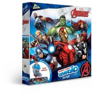 Quebra-Cabeça Grandão 120 Peças Os Vingadores 2752 Toyster