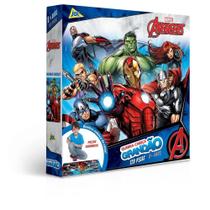 Quebra-Cabeça Grandão 120 Peças Os Vingadores 2752 Toyster