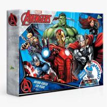 Quebra-Cabeca Grandão 120 peças Os Vingadores Marvel-Toyster