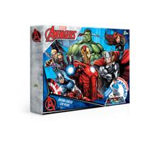 Quebra-cabeça grandão 120 peças os vingadores - toyster 2752