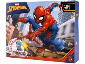 Quebra-cabeça Grandão 120 peças Spider Man -Toyster