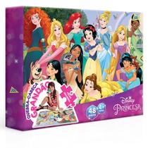 Quebra cabeça grandao 48 pc princesa 2405