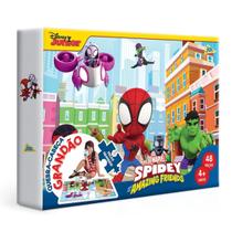 Quebra-Cabeca Grandão 48 pecas Spidey Disney Marvel -Toyster