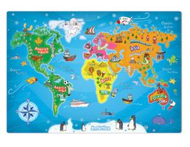 Quebra cabeça grandão - conhecendo o mundo 120pcs
