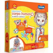 QUEBRA-CABEÇA Grandao Explorando o Corpo Humano 120 Peças Toyster 2490 QUEBRA-CABEÇA Grandao Explorando o Corpo Humano 120 Peças Toyster 2490