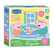 Quebra-cabeça Grande 16 Peças Peppa Pig De Madeira 0528 - Nig Brinquedos