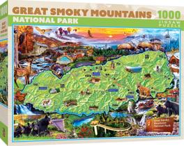 Quebra-Cabeça Great Smoky Mountains - 1000 Peças Quebra-Cabeça Great Smoky Mountains - 1000 Peças