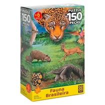 Quebra-Cabeça Grow Fauna Brasileira com 150 Peças Ref. 03568