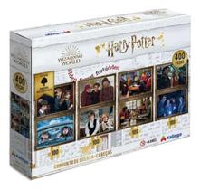 Quebra-Cabeça Harry Potter 4 em 1 400 Peças Xalingo