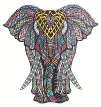 Quebra-cabeça HARTMAZE Elefante decorativo de madeira HM-06 Quebra-cabeça HARTMAZE Elefante decorativo de madeira HM-06